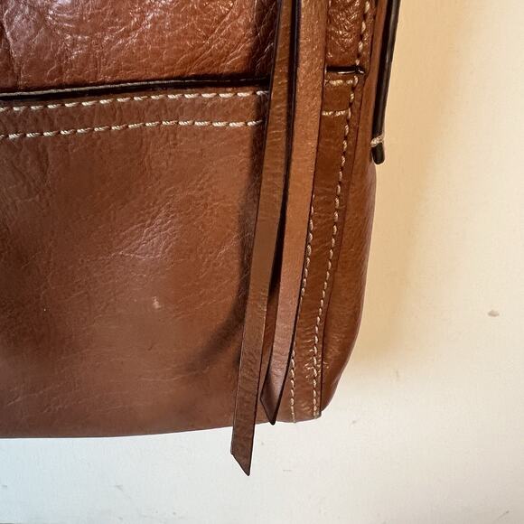 FOSSIL Women's Emma East West Leather Crossbody Cross Body Bag Baguette 10”x8” - Picture 8 of 14